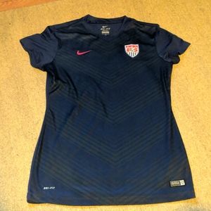 Nike calcio DRI fit women's US soccer training jersey